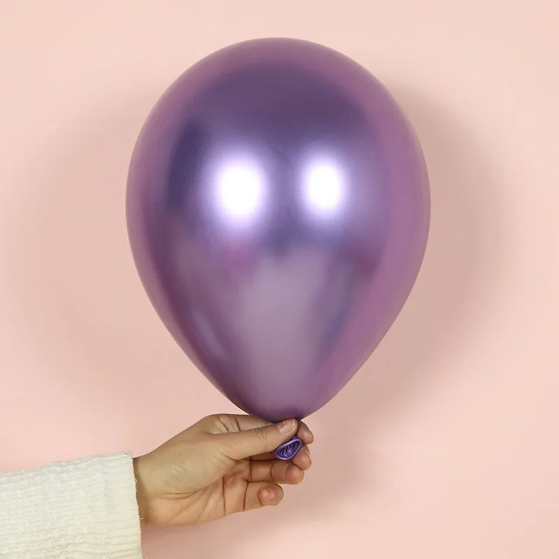 10 шт. 12 дюймов латексные хромированные золотые серебряные для свадьбы детского