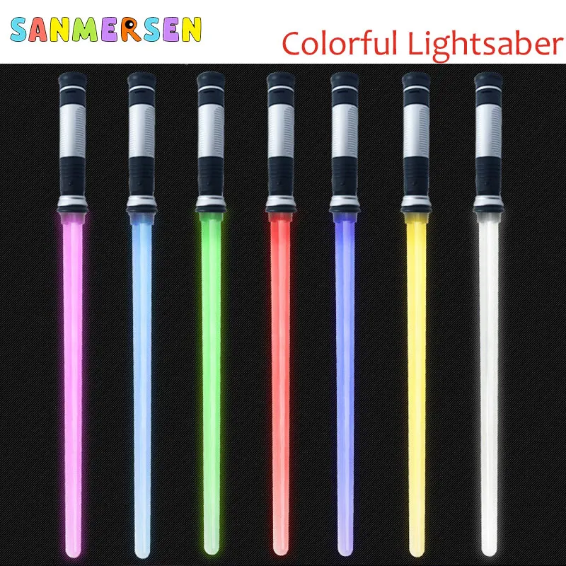 2 шт. светильник saber игрушки для детей световой меч джедаев лазерный звуковой