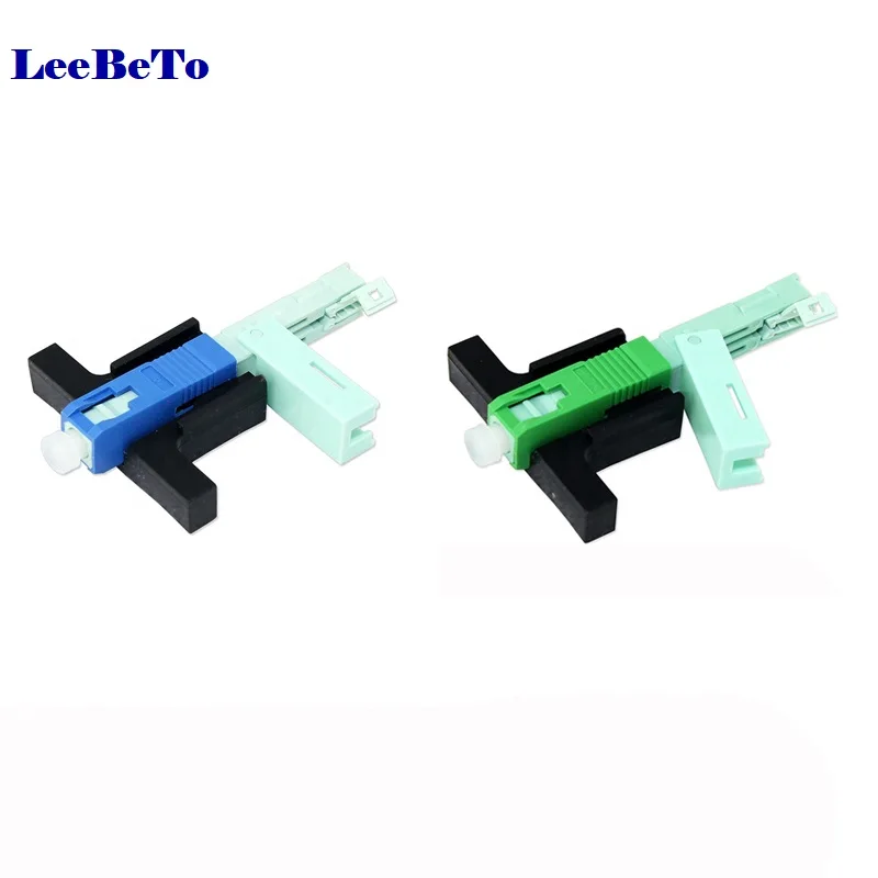 

FTTH SC APC Optical Fibe Quick Connector FTTH SC UPC Fiber Optic Fast Connector Embedded High Quality