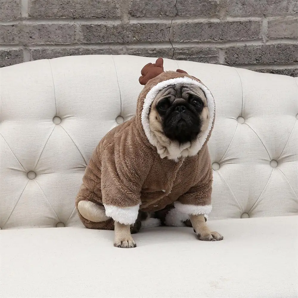 Одежда для домашних животных, утепленная двойная теплая зимняя куртка, товары для домашних животных, Рождественская одежда, одежда для мале... от AliExpress WW