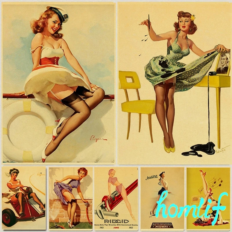 Полная квадратная/круглая Алмазная картина сексуальная леди американская