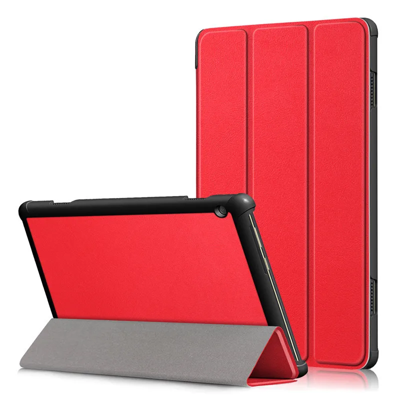 Чехол книжка для Lenovo Tab M10 тонкий подставка из искусственной кожи планшета 2019 ТБ