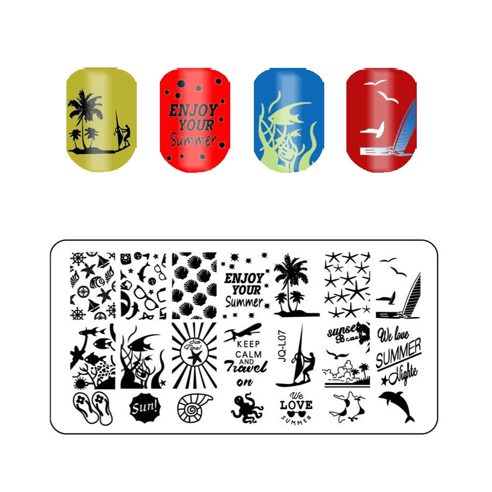 6x12 см новый дизайн пластины для стемпинга-милый Размеры пластина с изображениями