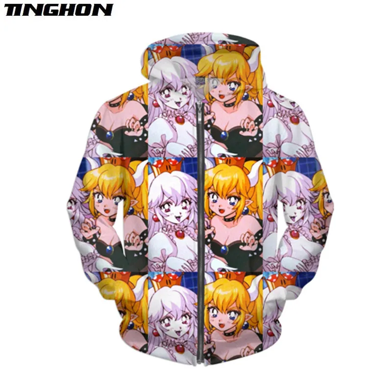 Милый свитшот в стиле аниме забавная крутая уличная одежда Женский/мужской