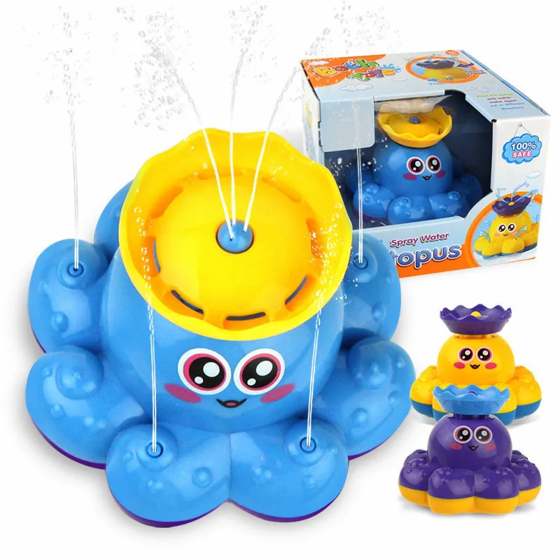 Электрический вращающийся Распыление воды лодка Jet игрушка Ванная комната душевая кабина Ванна воды-опрыскивающая игрушка для детей Ванная комната душевой распылитель Gif