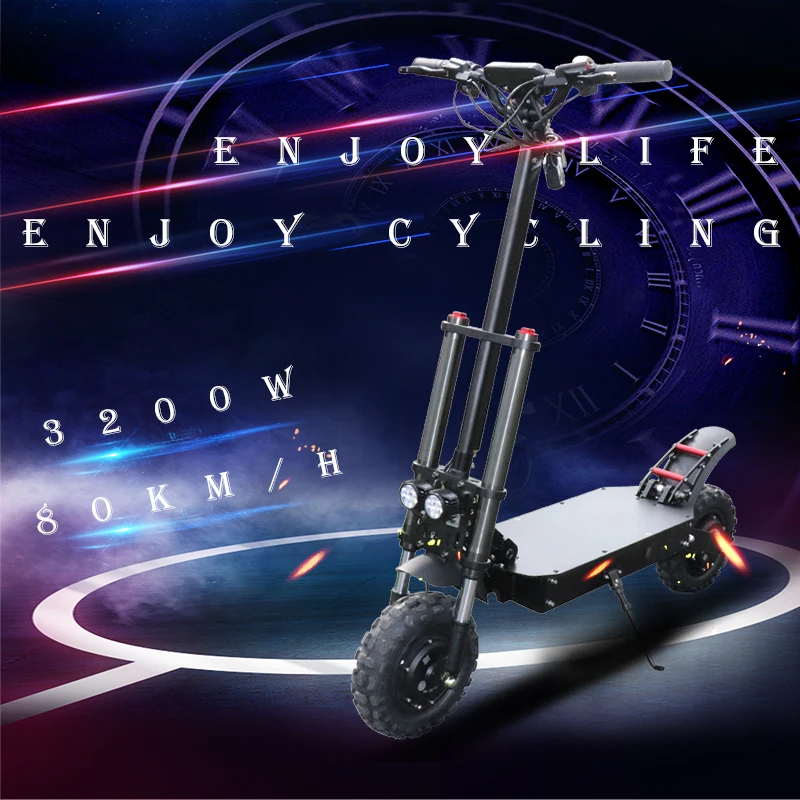 80 км/ч 11 ''60 в 3200 Вт Электрический скутер Мотор колесо литиевая аккумуляторная батарея Samsung скейтборд-скутер электрический Patinete Eletrico Adulto