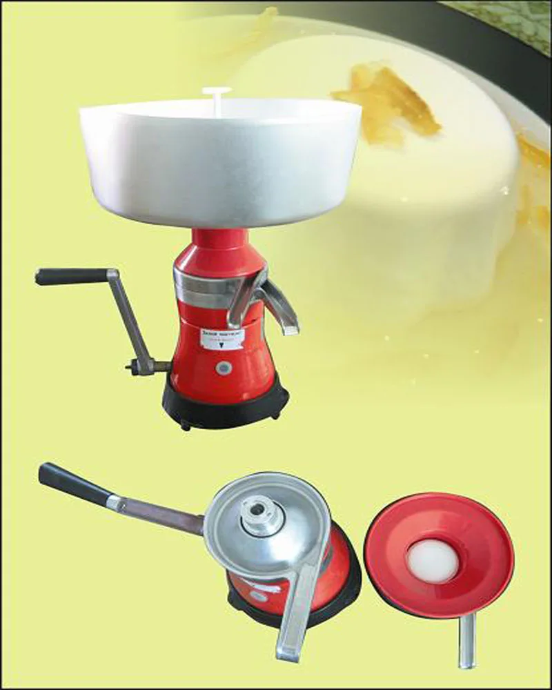 

FL-80 Household Aluminum Alloy 12L Manual Milk Cream Separator Machine 1pc