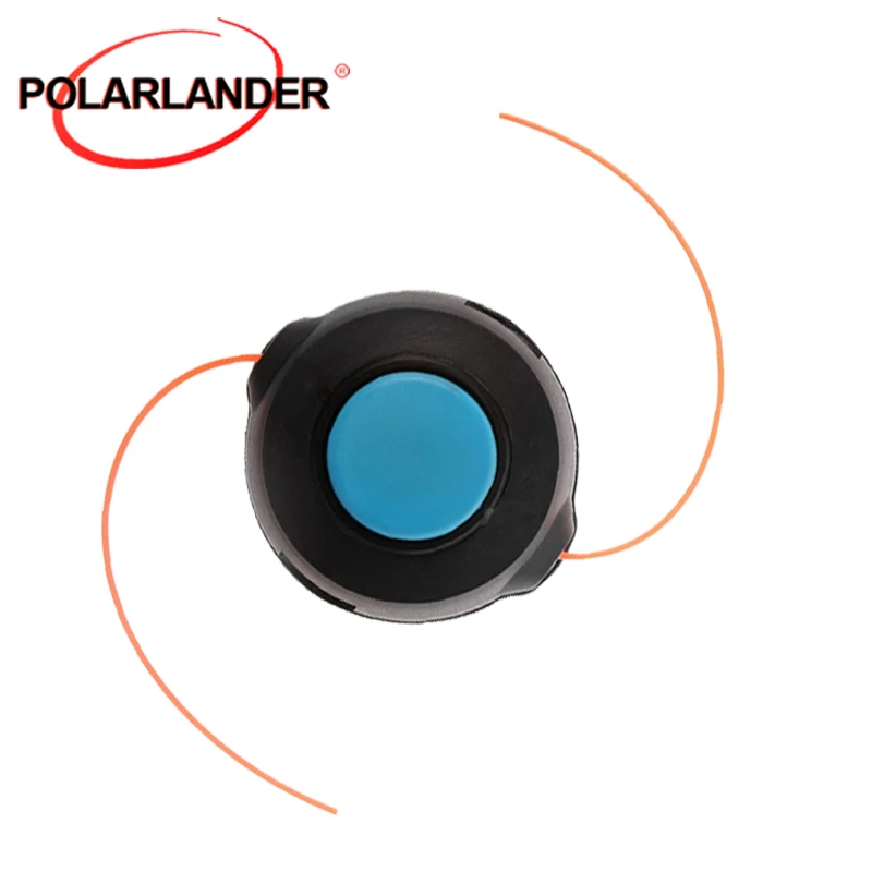 Синий черный T25 пластиковая газонокосилка 2 оранжевые соломенные веревки Высокое