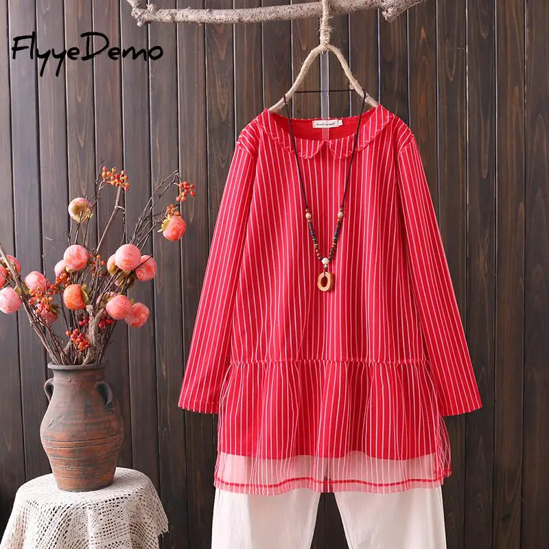 Осень зима теплая флисовая одежда женские элегантные кружевные блузки рубашки