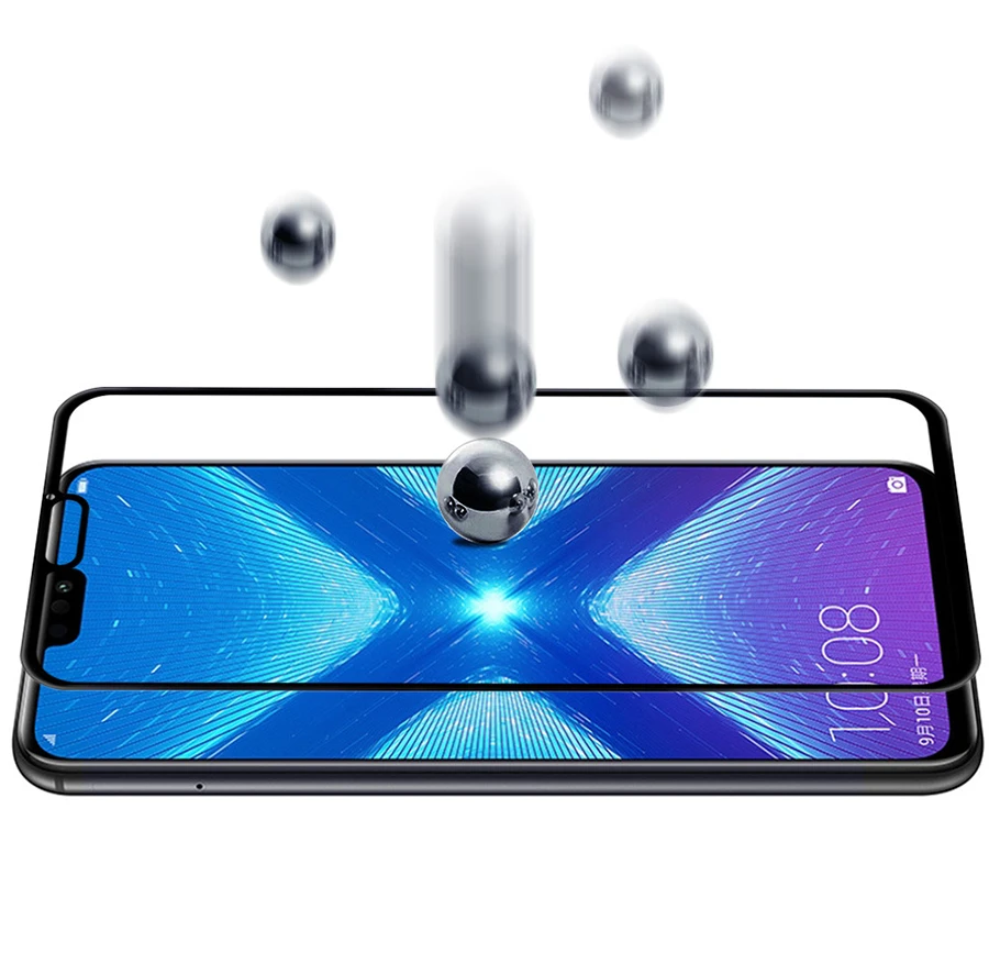Защитное стекло закаленное для Huawei Honor 8x | Мобильные телефоны и аксессуары
