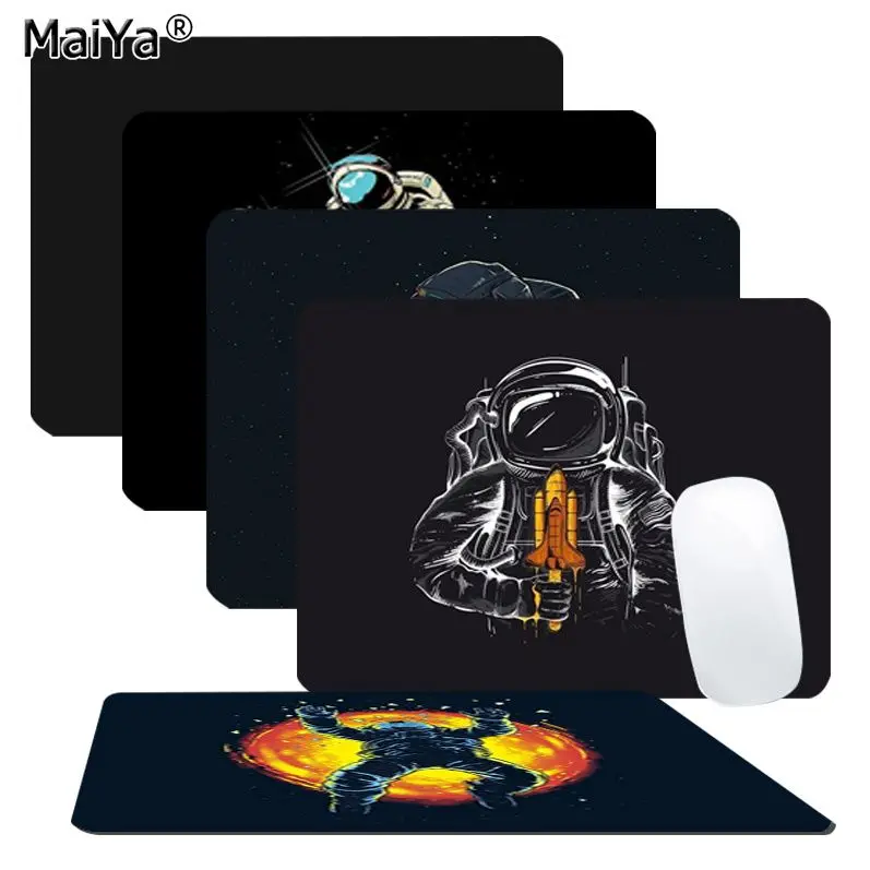 

Высококачественный Противоскользящий прочный силиконовый коврик для компьютерных компьютеров MaiYa с космическим астронавтом Гладкий ковр...