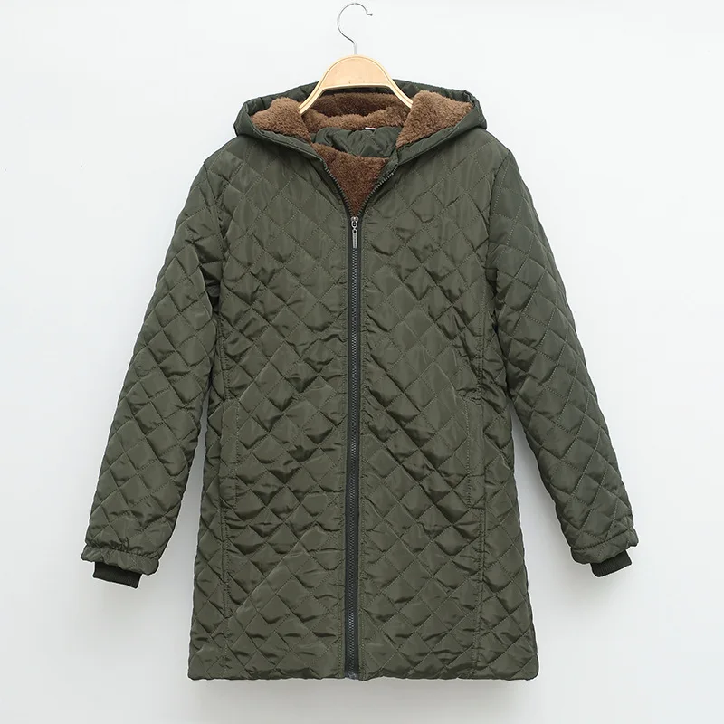 

Женская флисовая куртка с капюшоном, свободная Толстая куртка из овечьей шерсти в Корейском стиле, модель h00192 большого размера на осень и зи...