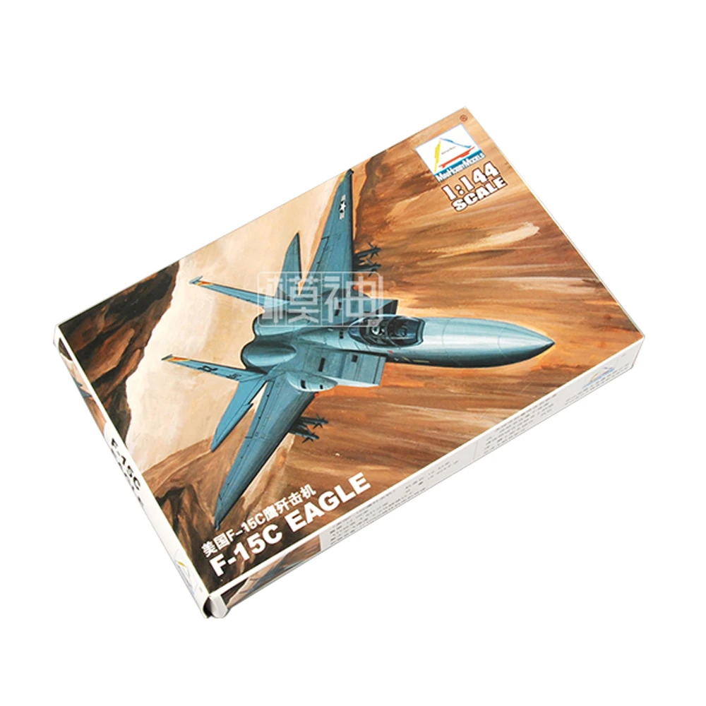 1/144 весы US F-15C Eagle Истребитель модель комплект собран с пластиковой моделью