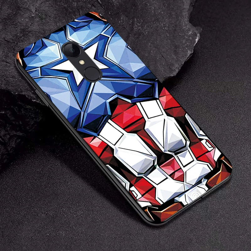 TPUBLK645 Чехол Venom Avengers для Xiaomi Redmi 4X Note 4 4X чехол для Redmi Note 6 Чехол Note 7 5 8 Pro черный ТПУ чехол для телефона Redmi Note 8T - Цвет: TPUBLK645