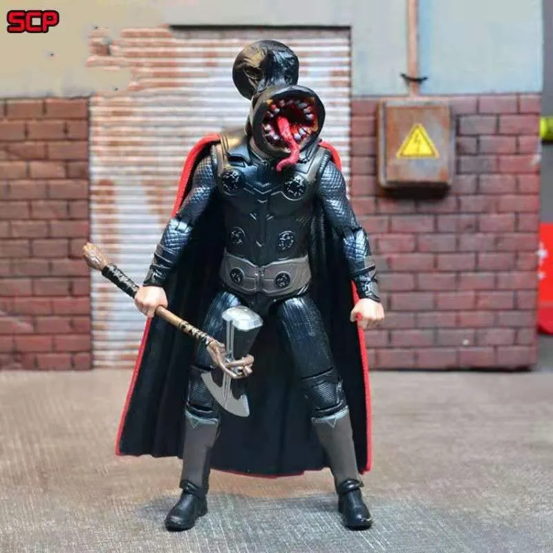 

New Scp 6789 Siren Head Toy Horror Action Figure Sirenhead Handmade Model Doll Urban Legend Monster Shelter Foundation Toy Gifts