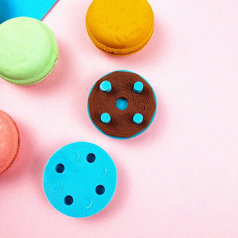 5 шт./компл. Макарон Цвет милые резинки заполнение торт ластик стирательная