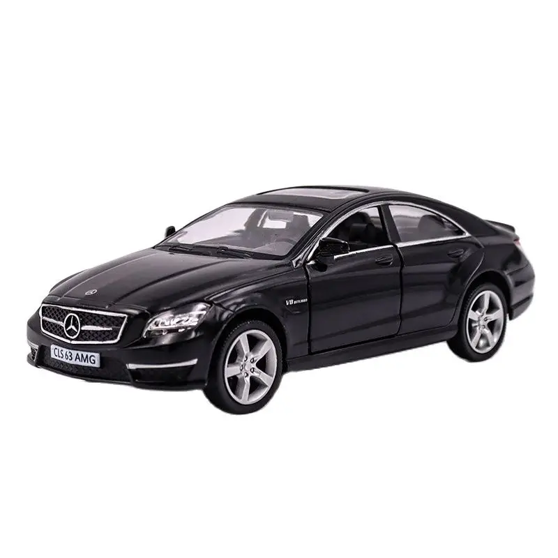 

Коллекция 1/36, Mercedes-Benz CLS63AMG, металлическая литая модель автомобиля, коллекция игрушек, рождественский подарок, украшение для офиса и дома