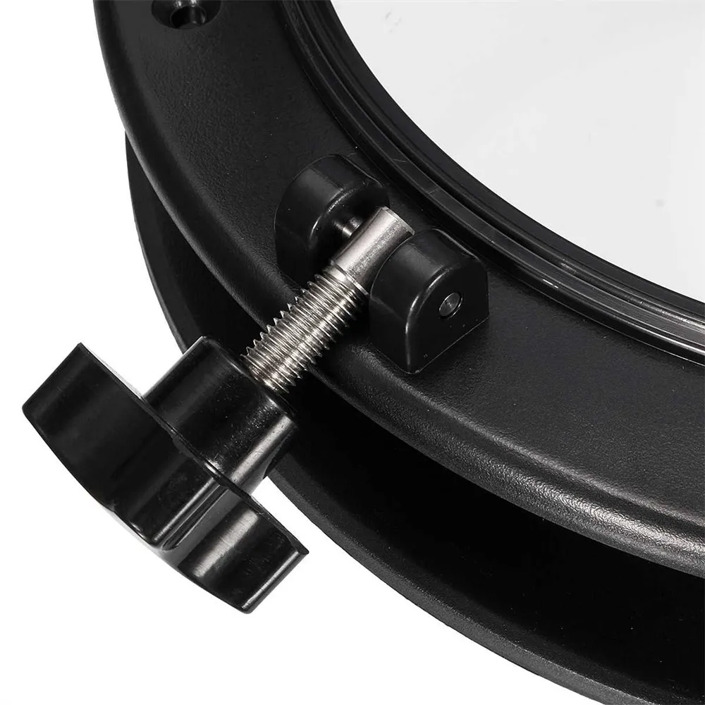 

Accessories New Parts Boat Yacht Porthole Port Hole Sunroof Black Hatch