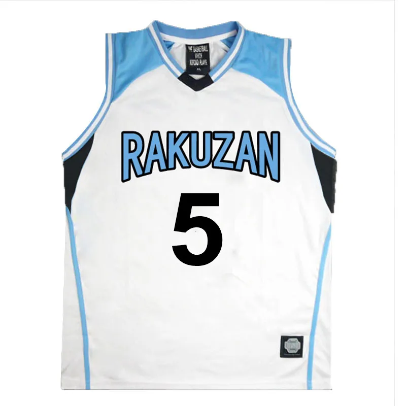Костюм для косплея из Аниме Kuroko No Basuke RAKUZAN Mayuzumi Chihiro 5 # баскетбольная майка