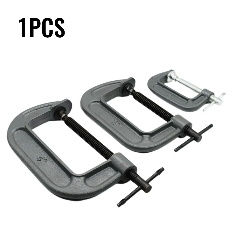 

Durable Malleable Iron G-clamp Fixing Clamp Woodworking Clip G-clamp G-clamp Hand Tool Assembly G Folder