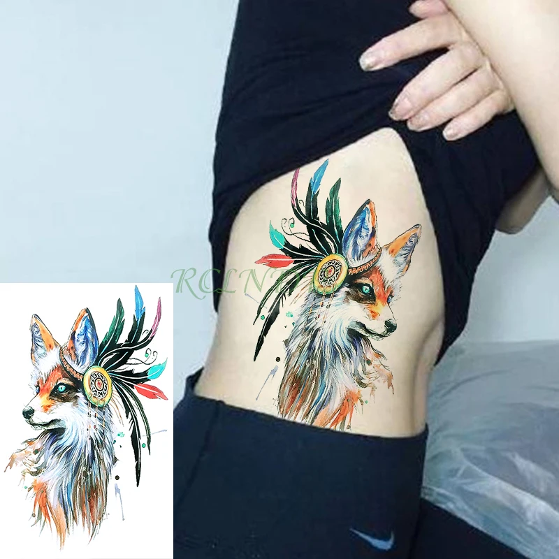 

Waterproof Temporary Tattoo Sticker Sexy Mermaid Fake Tatto Personality Flash Tatoo Hand Arm Foot Back Tato for Girl Women Men