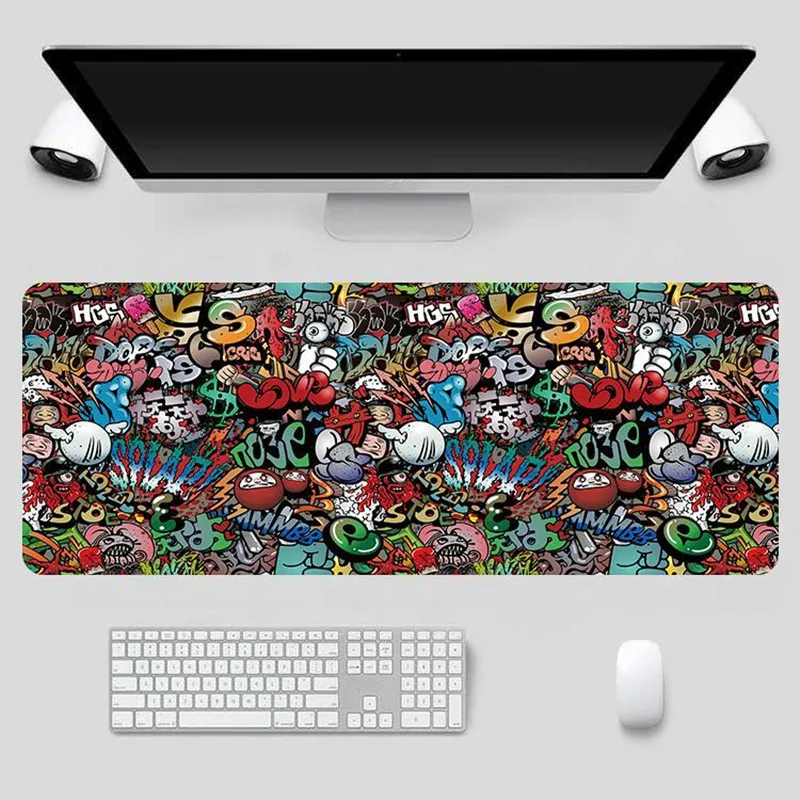 

Gaming Mouse Pad Mouse Mat World Map XXL Large Mouse Pad Gamer Computer Mousepad 800x300 Big Mause Pad Laptop Keyboard Desk Mat