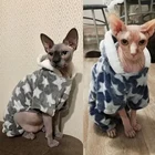 Зимняя теплая пижама в виде кошки для щенка Katten Gotas Sphynx