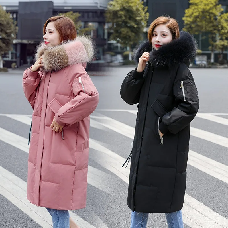 Осенне-зимние женские парки пуховые пальто женская верхняя одежда LF9083 | Женская
