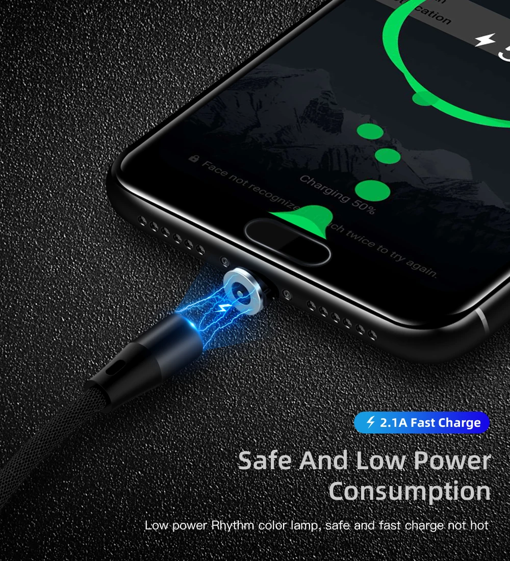 Магнитный usb-кабель для зарядки 1,2 м кабель для быстрой зарядки Micro usb кабель мобильного телефона кабель USB type C Магнитный зарядный кабель для передачи данных