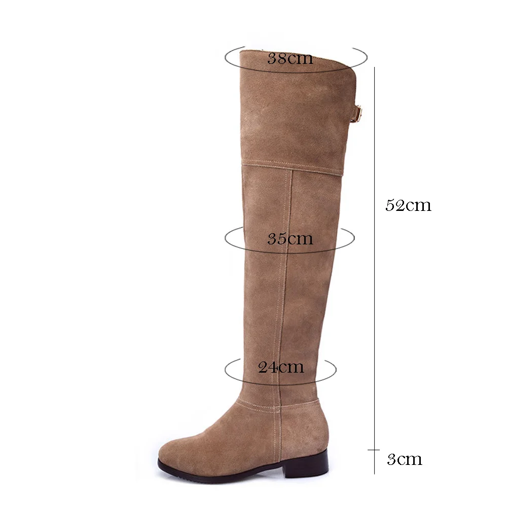 Сапоги выше колена; женская зимняя обувь черного цвета из натуральной кожи с круглым носком на квадратном каблуке; сапоги до бедра на молнии; LIH02 muyisxi