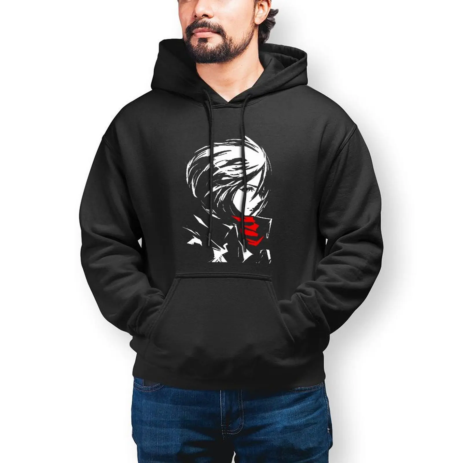 

Атака на Титанов Mikasa балахон Акерман аниме хлопковые зимние толстовки популярные длинные уличные пуловеры мужские худи