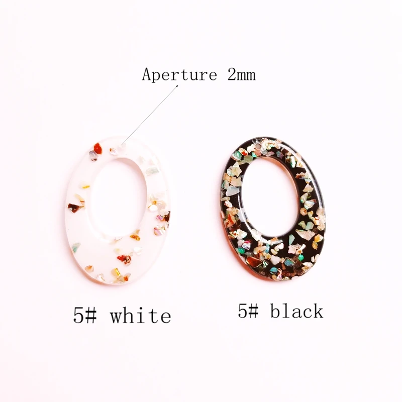 Японские и корейские свежие зернистые Текстуры Акриловые черные белые серьги