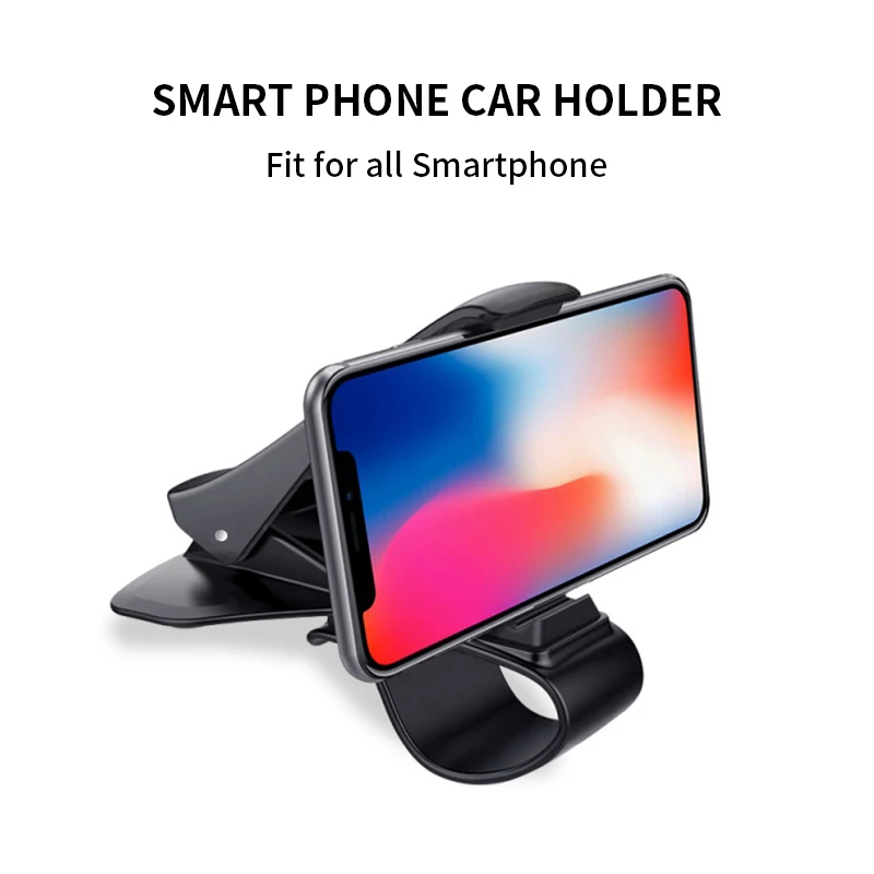 

Car Multifunctional Mobile Phone Bracket 360 Degree Sun Visor Mirror Dashboard Mount GPS Stand Phone Holder With Parking Card
