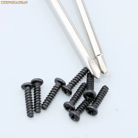 ChengHaoRan 8 шт./компл. винты + крестообразные треугольные отвертки для Nintendo NS NX Joy Con, сменные винты для переключателя, винты Joy-con