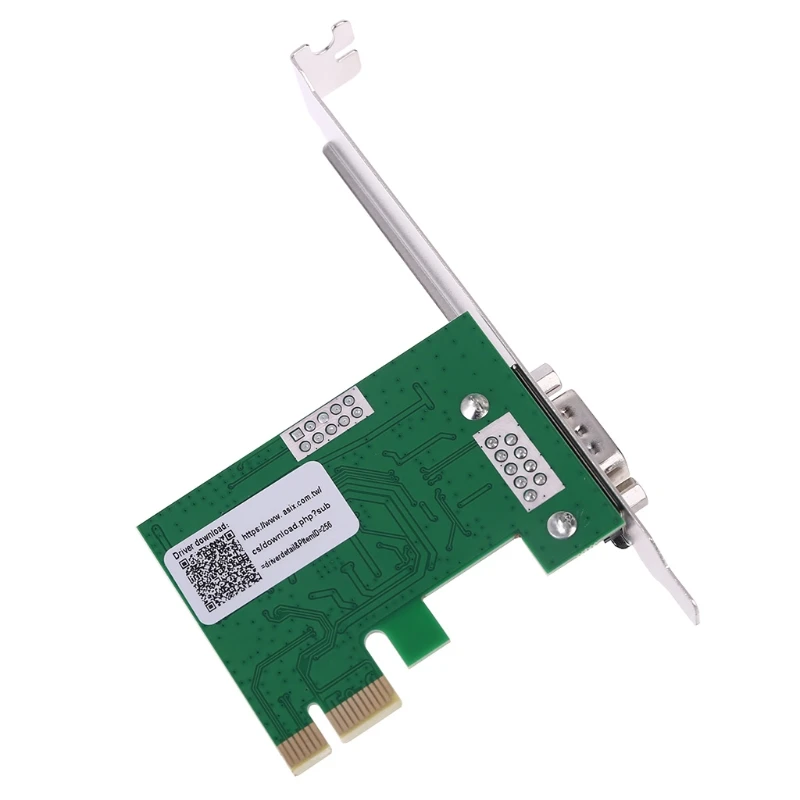 

PCIE to DB9 RS232 Serial Port PCI Riser Card 99100 1S Chipset Serial Controller Card PCI-E Express Converter Adapter J0PB