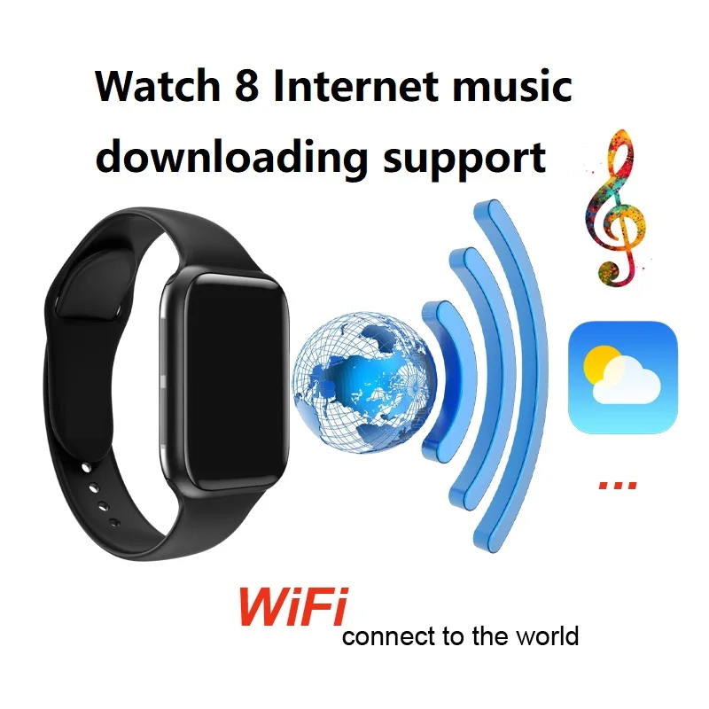 Спортивные Смарт-часы Smochm True Iwo с GPS-трекером WIFI mp3-плеером подключением к