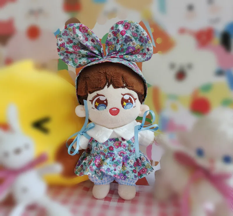 

[MYKPOP]KPOP Doll's Clothes and Accessories: Lovely Clothes 4pcs Set for 20cm Doll KPOP Fans Collection SA20100202