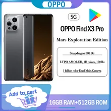 New Original OPPO Find X3 Pro Mars Exploration Edition SmartPhone Snapdragon 888 16GBram 512GBrom 5G 65W Super VOOC2 Google Play (4)