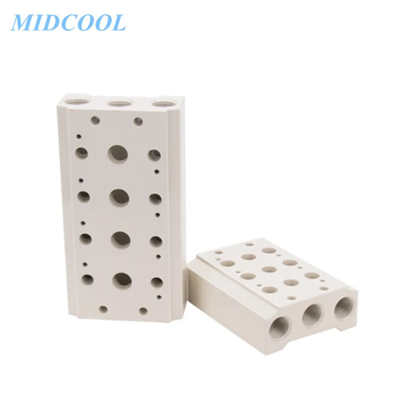 Основание электромагнитного клапана Серия 4V400 Пластина 4V410 400M-2F/3F/4F/5F/6F/7F/8F/9F/10F/11F/12F