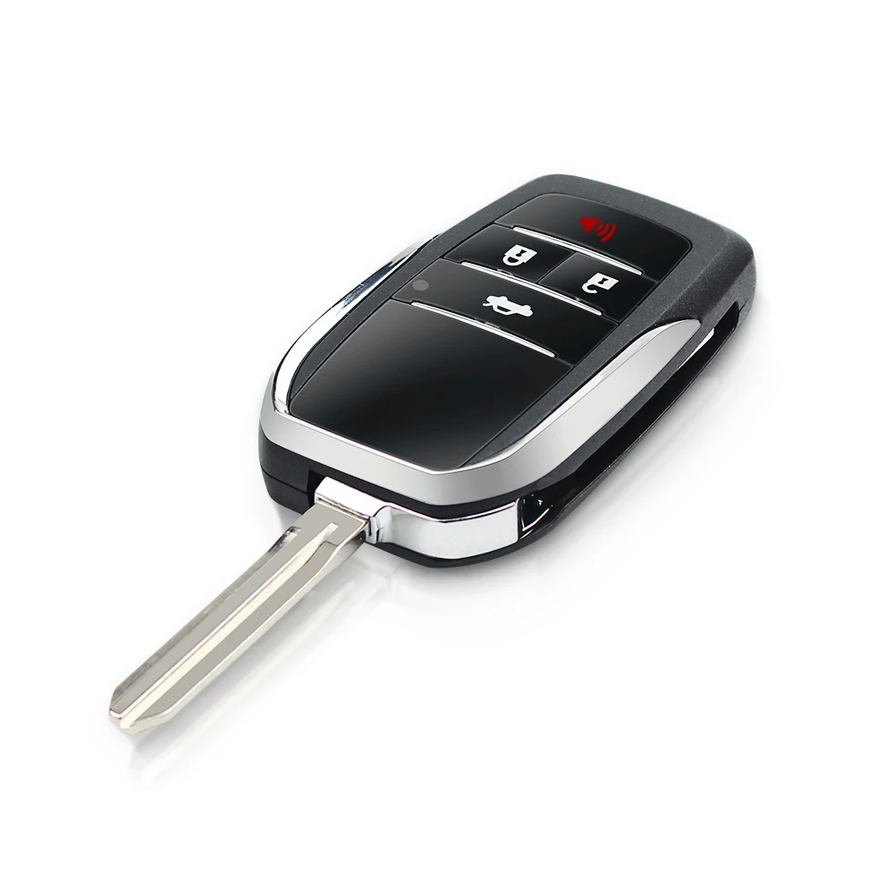 KEYYOU 3 + 1 кнопочный съемный сменный Сменный Чехол для автомобильного ключа Toyota Scion