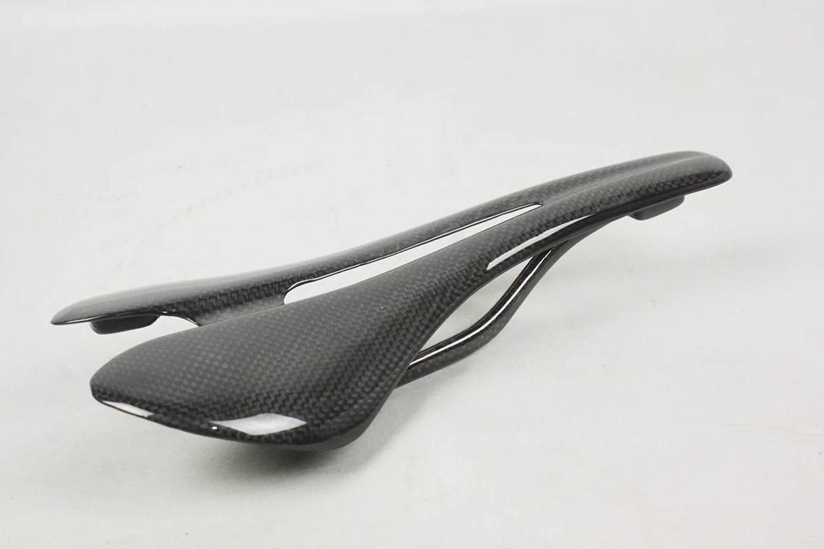 Карбоновое седло 3k яркое сиденье для дорожного велосипеда горного 127*260 мм|Седло