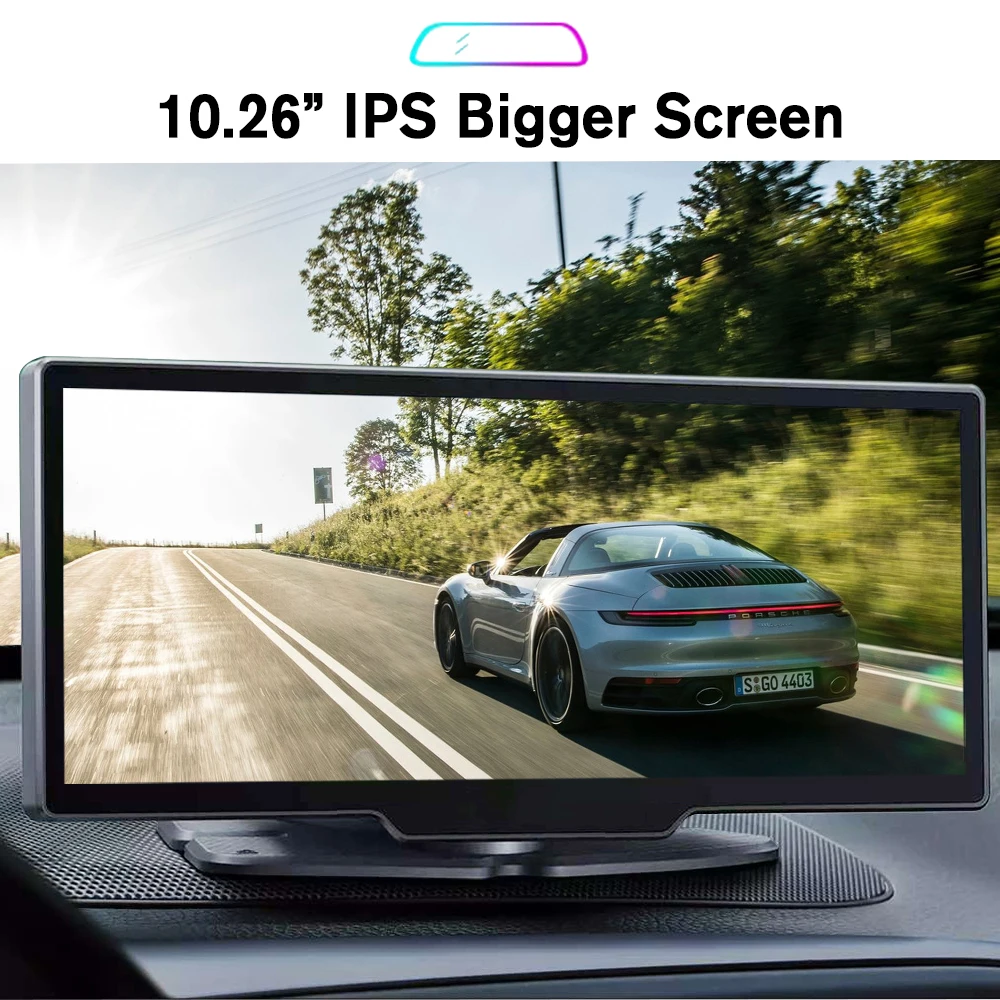 Новейший автомобильный видеорегистратор камера 4G Android 8 1 с Wi-Fi GPS записывающее