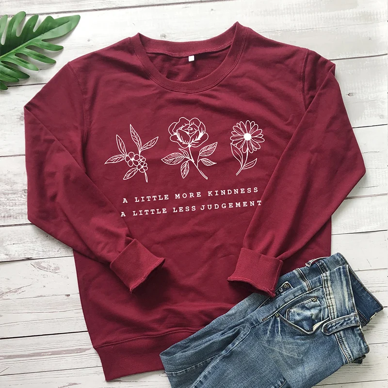 Женский свитшот с цветочным рисунком пуловер для девочек дропшиппинг|Женские