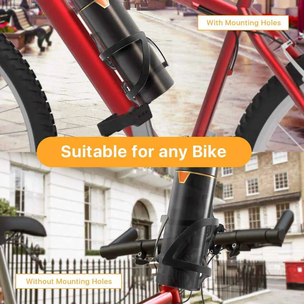 

Bike Water Bottle Holder Lightweight Aluminum Alloy MTB Bicycle Cycling Water Cup Holder with Adjustable Mount Bracket