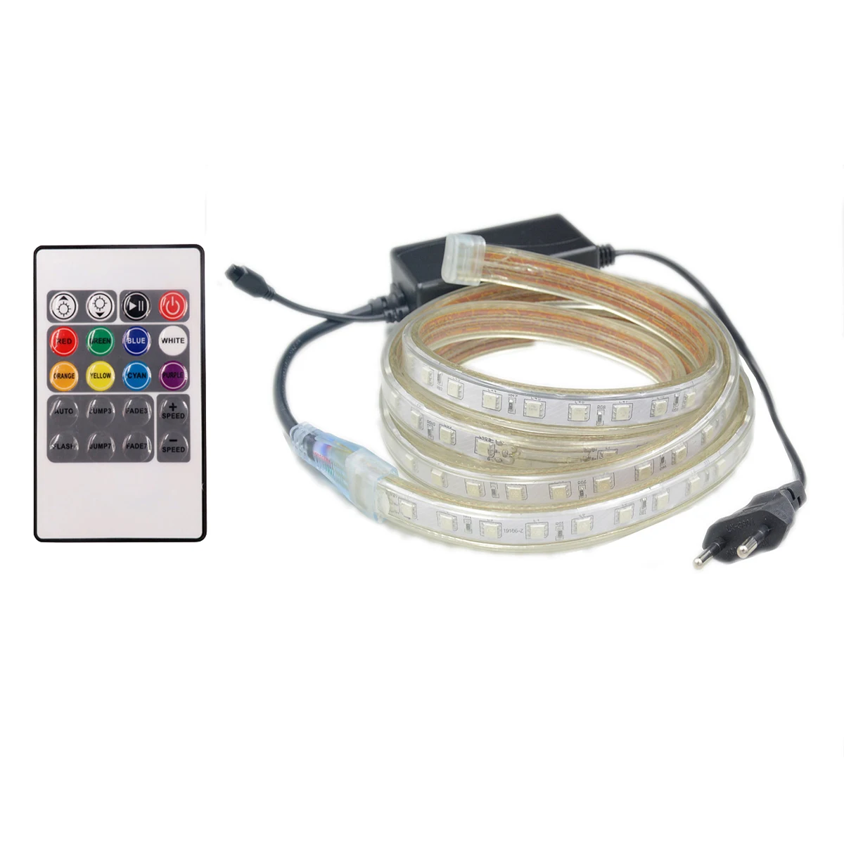 Гибкая светодиодная лента с дистанционным управлением SMD 5050 RGB 220 в 60
