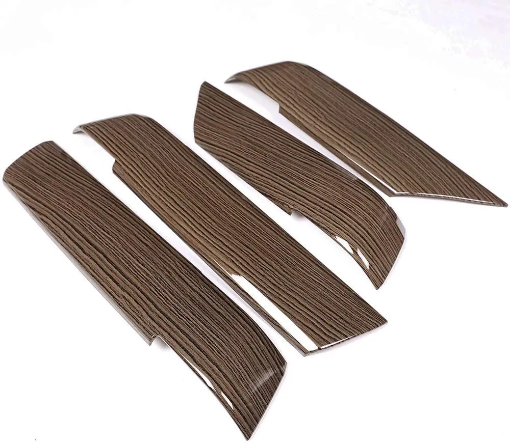 Пески дерево зернистая дверь внутреннее украшение Защитная панель накладка 4 шт