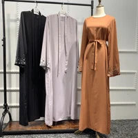 moslem fashion woman dress islamic clothing long sleeve kaftan dubai saudi abaya kebaya moroccan caftan black long dress prayer