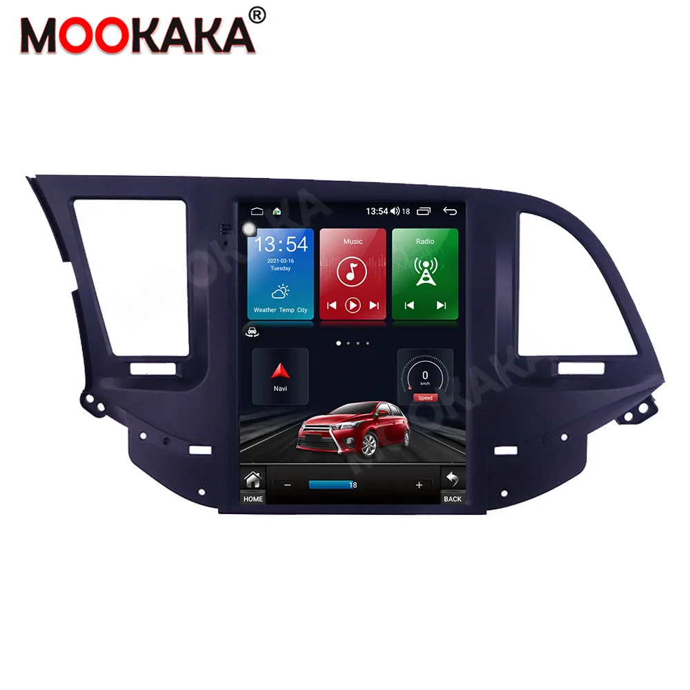 저렴한 안드로이드 무선 카플레이, 자동 서라운드 뷰 카메라 자동차 멀티미디어 플레이어 스테레오 라디오 GPS 네비게이션, 현대 엘란트라 2016-18 용