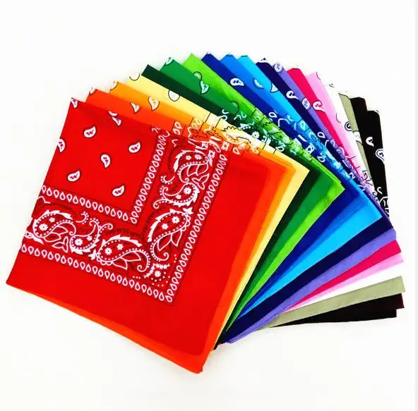 

Cheap Vintage Square Handkerchief Geometric Print Cotton Head Wrap Neck Scarf Wristband Handkerchief Pocket Towel
