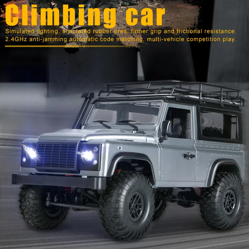 1/12 4WD гусеничный Радиоуправляемый автомобиль Внедорожник Багги 2,4G пульт дистанционного управления Игрушечная модель с подсветкой YJS99